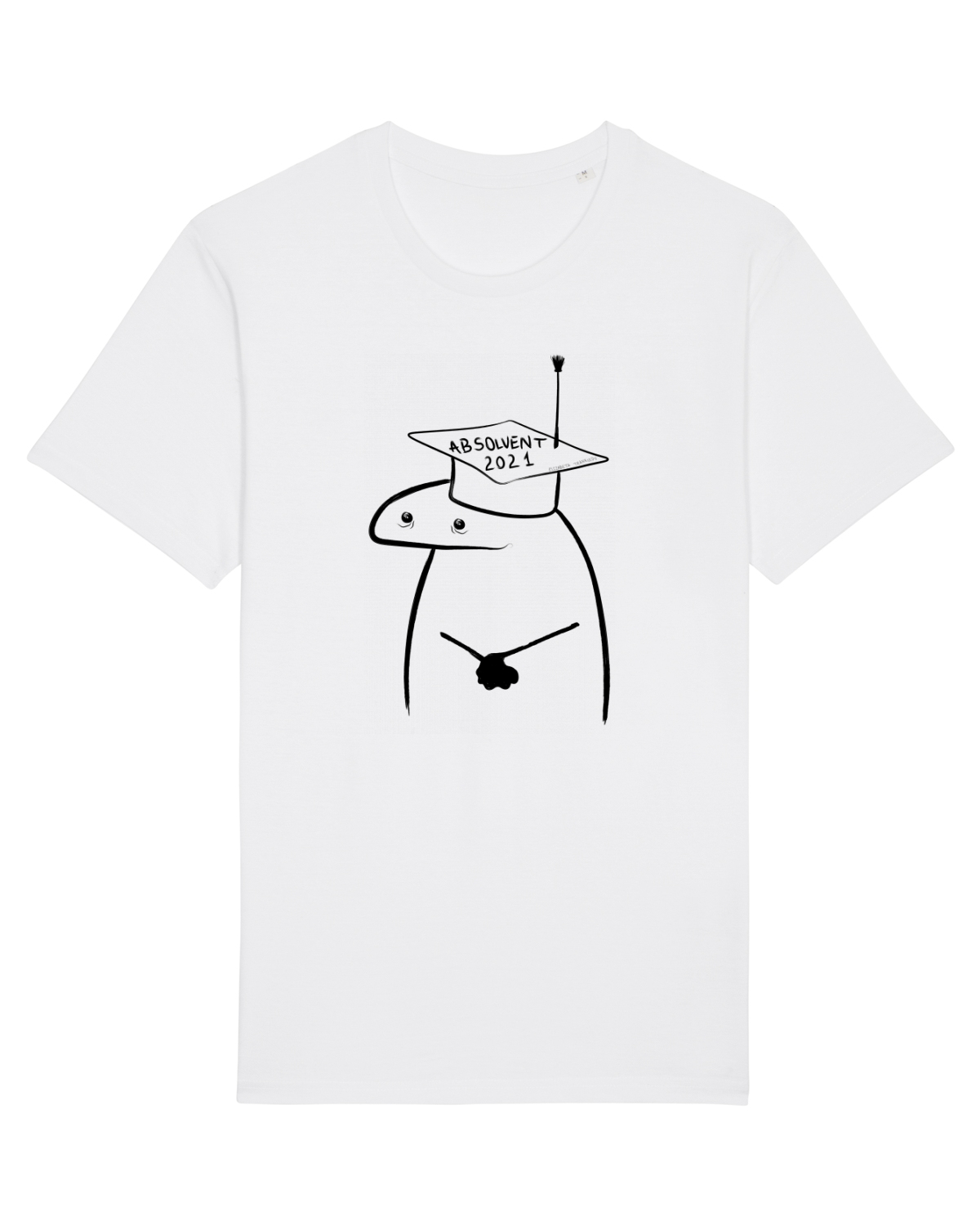 Tricou mânecă scurtă Unisex Rocker White