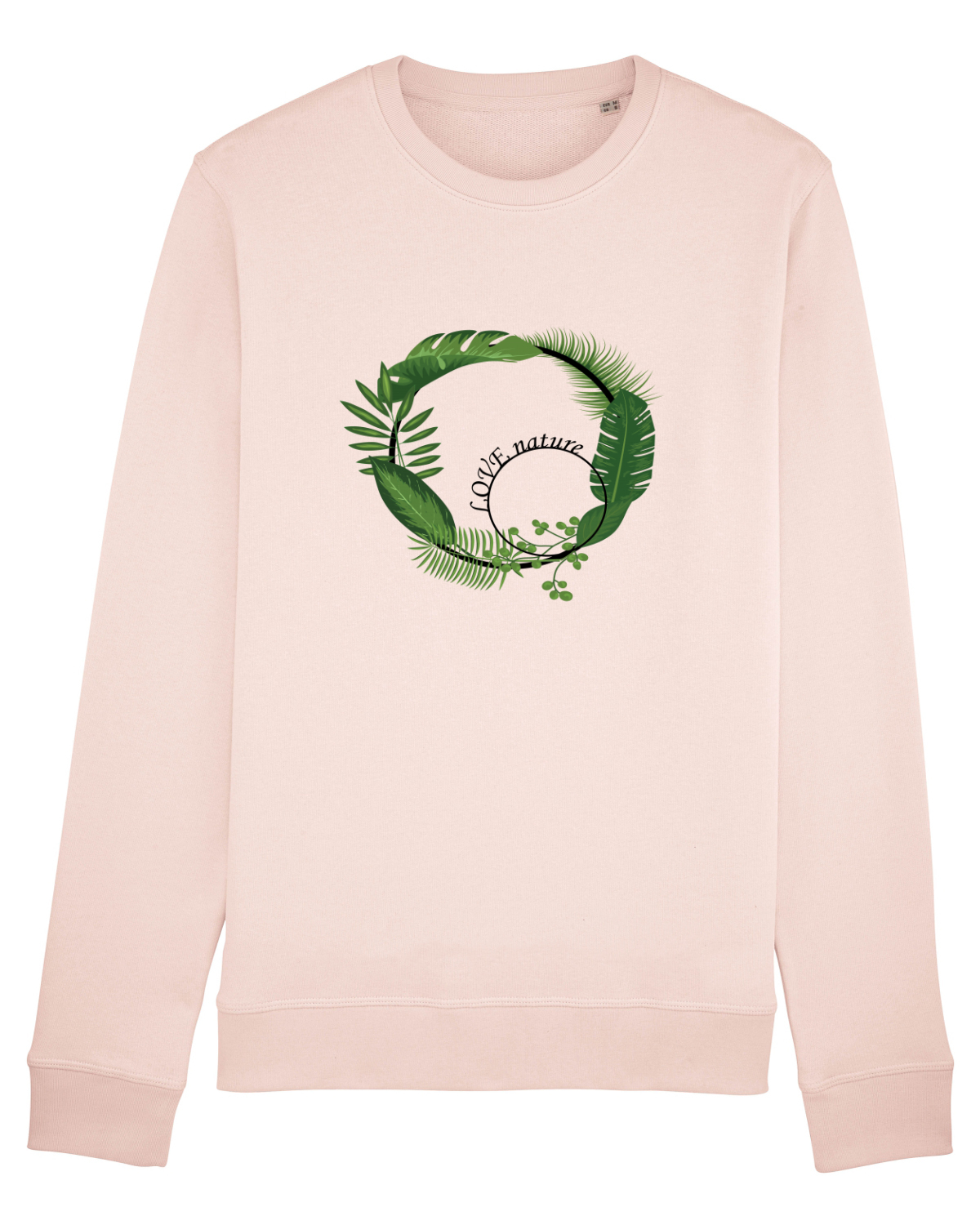 Bluză mânecă lungă Unisex Rise Candy Pink