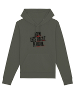 Acum este trecut la viitor (black spray) Hanorac Unisex Drummer