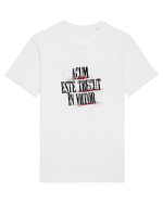 Acum este trecut la viitor (black spray) Tricou mânecă scurtă Unisex Rocker