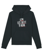 Acum este trecut la viitor (white spray) Hanorac Unisex Drummer