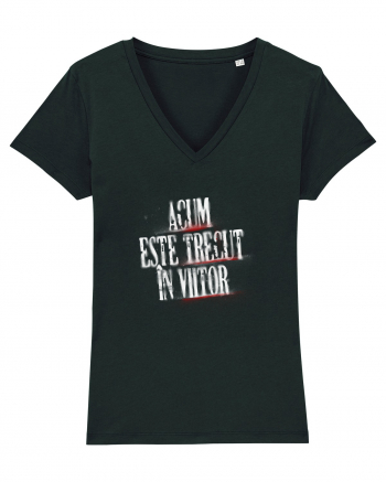 Acum este trecut la viitor (white spray) Black