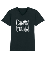 Different Is Beautiful Tricou mânecă scurtă guler V Bărbat Presenter