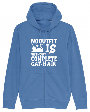 No outfit is without complete cat hair Bright Blue