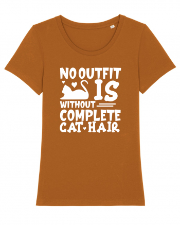 No outfit is without complete cat hair Roasted Orange