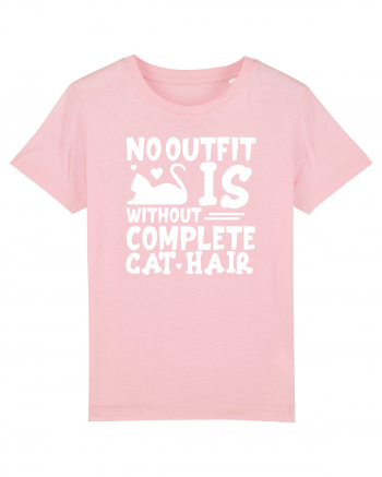 No outfit is without complete cat hair Cotton Pink