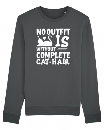 No outfit is without complete cat hair Anthracite