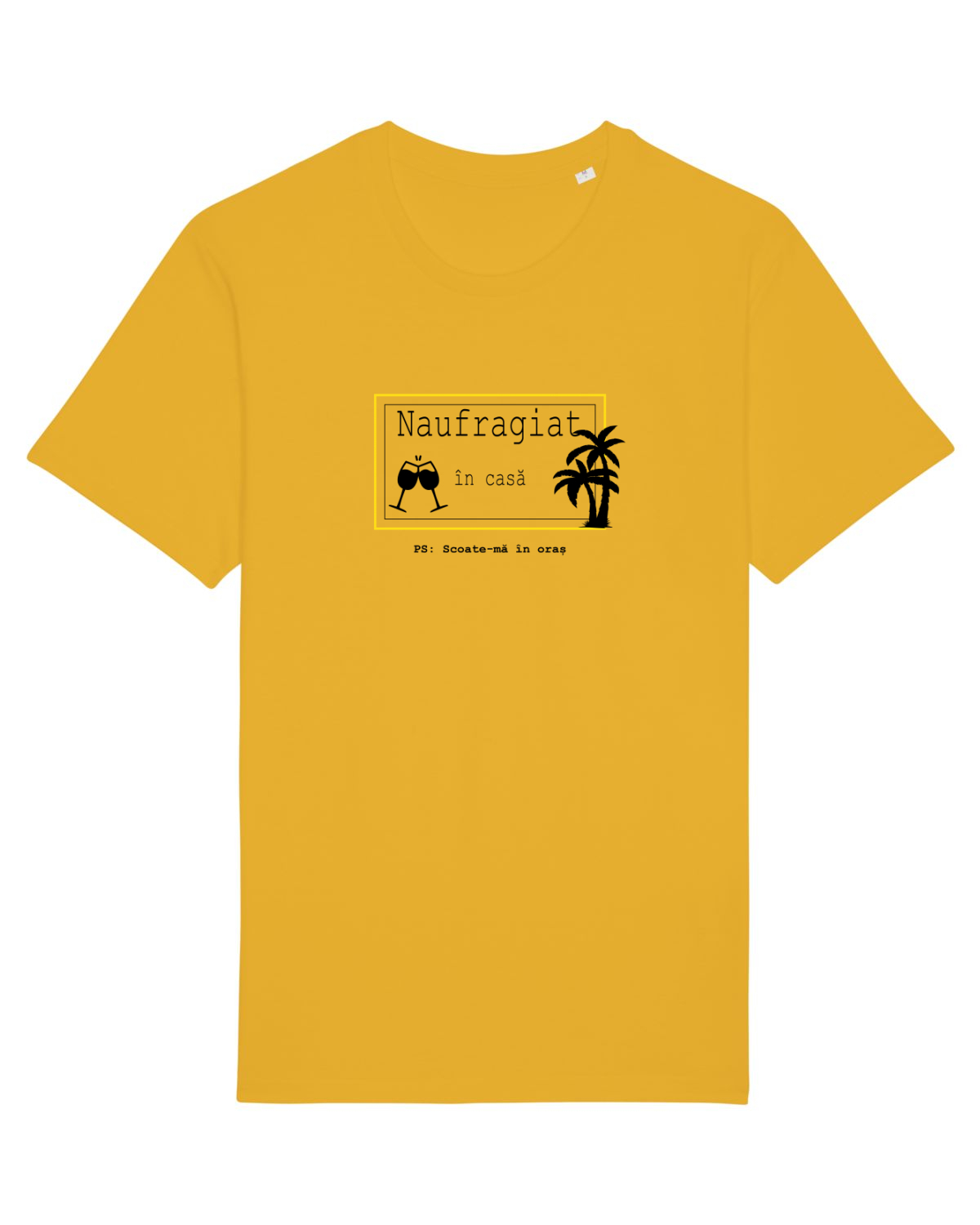 Tricou mânecă scurtă Unisex Rocker Spectra Yellow