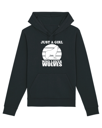 Just a girl who loves wolves Black