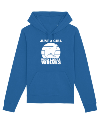 Just a girl who loves wolves Royal Blue