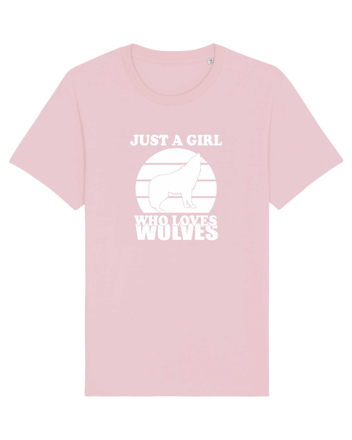 Tricou mânecă scurtă Unisex Rocker Cotton Pink