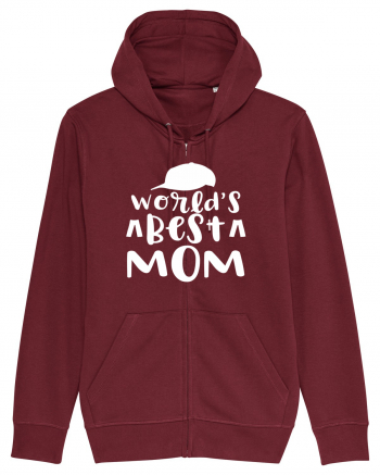 World's Best Mom Burgundy