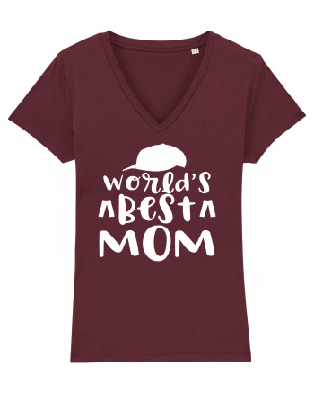 World's Best Mom Burgundy