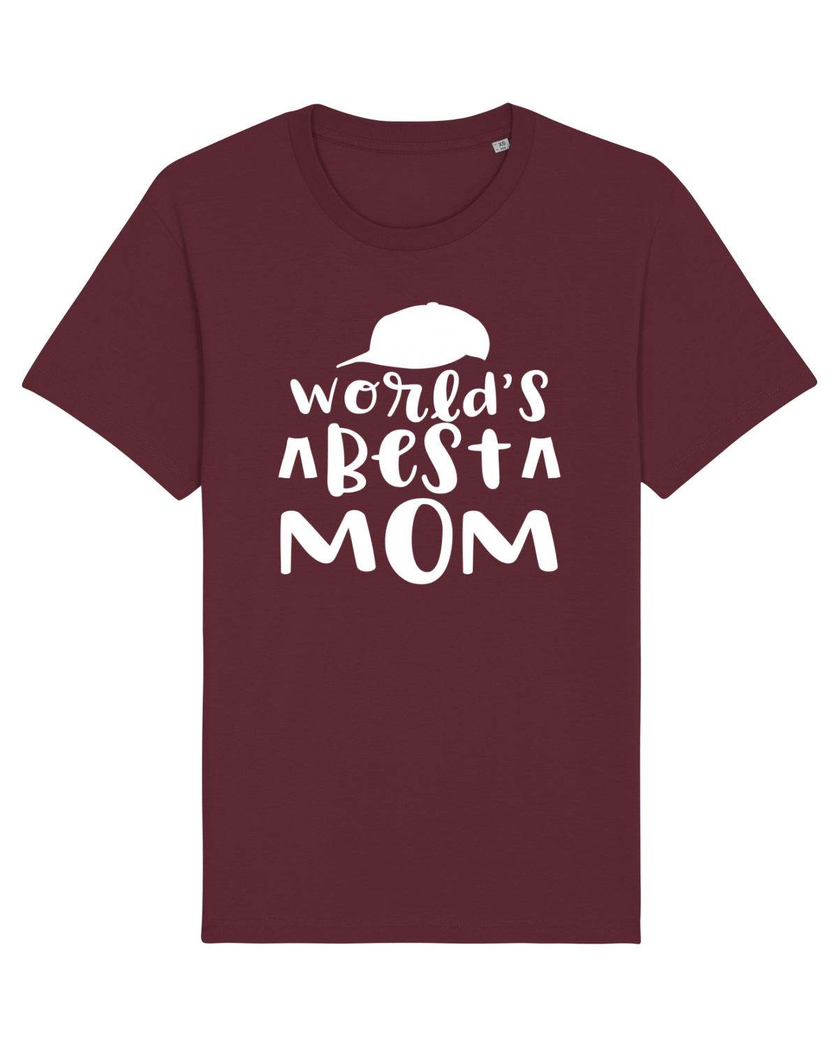 Tricou mânecă scurtă Unisex Rocker Burgundy