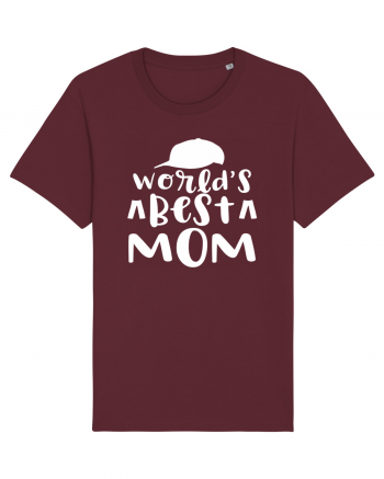 World's Best Mom Burgundy