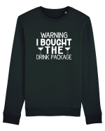 Warning, I bought The Drink Package Bluză mânecă lungă Unisex Rise