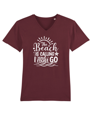 The Beach is calling and i must go Burgundy