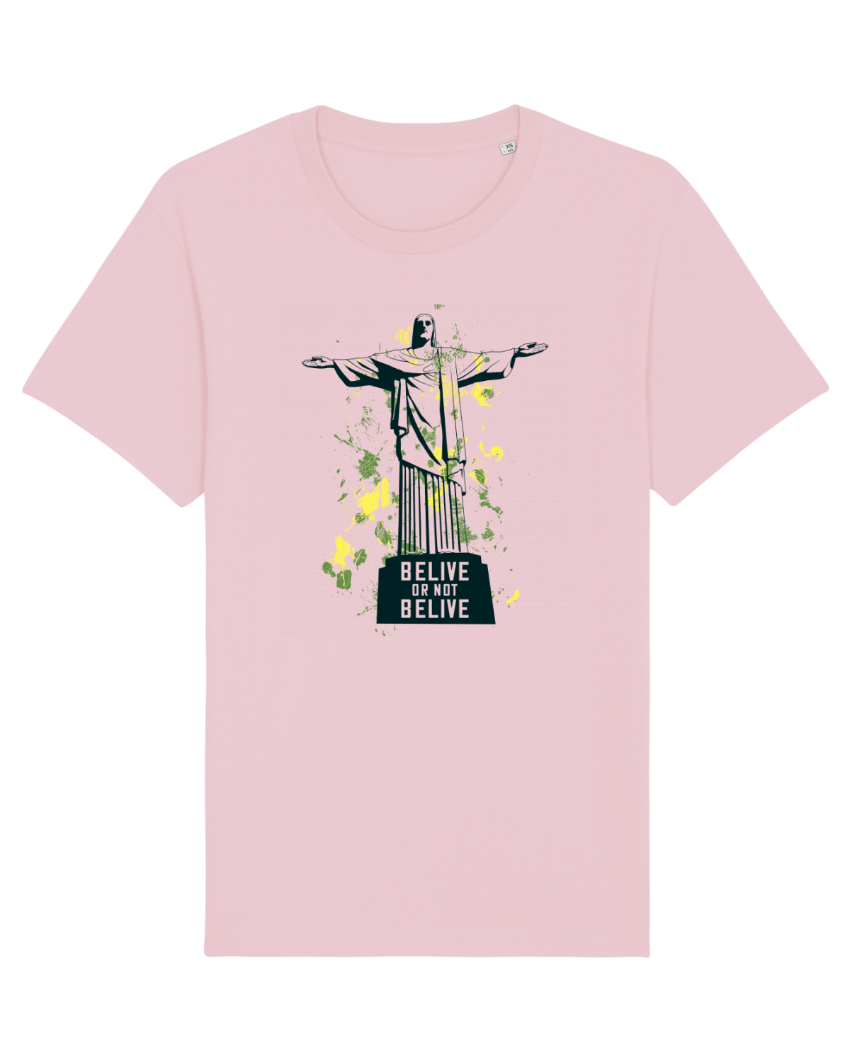 Tricou mânecă scurtă Unisex Rocker Cotton Pink