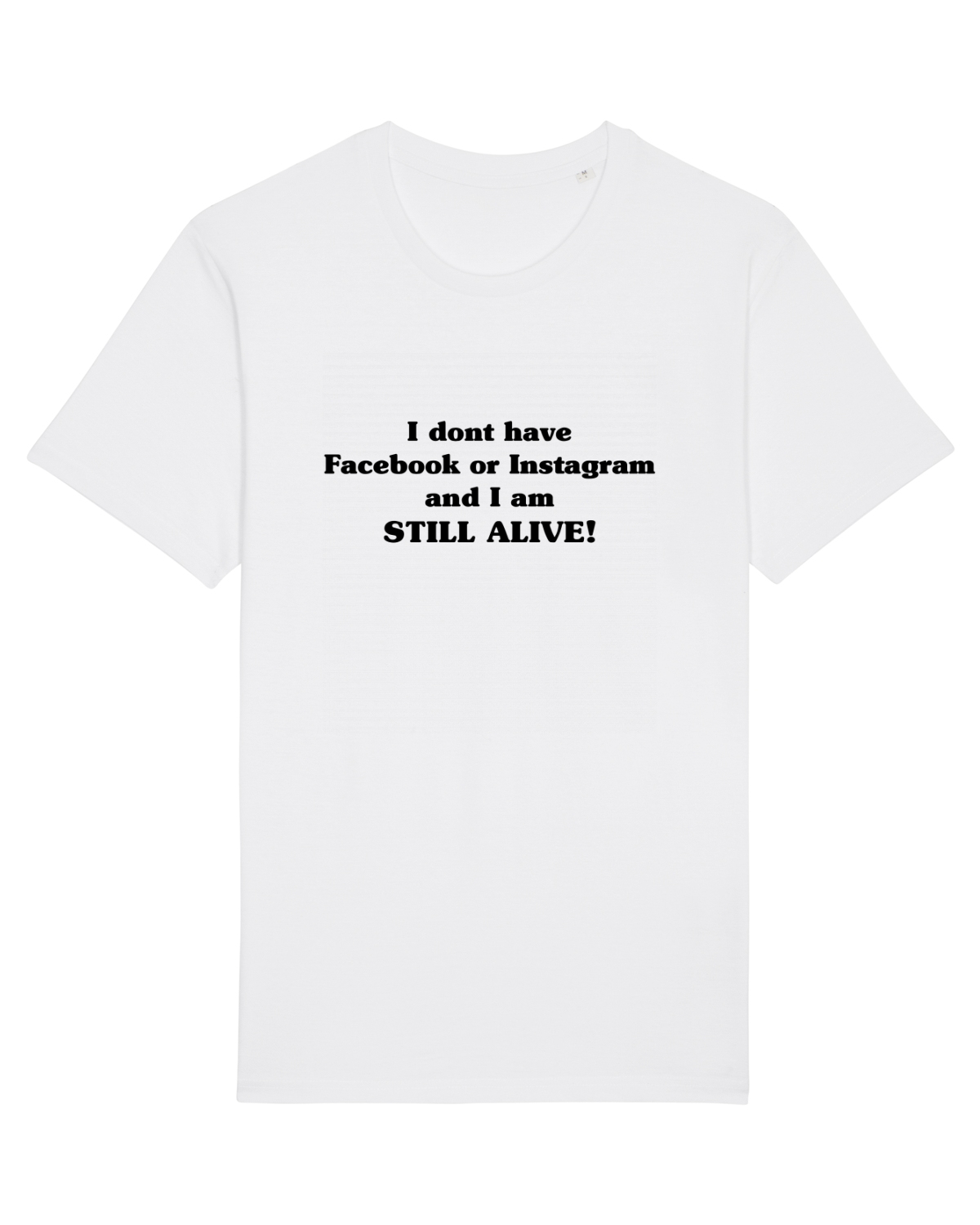 Tricou mânecă scurtă Unisex Rocker White