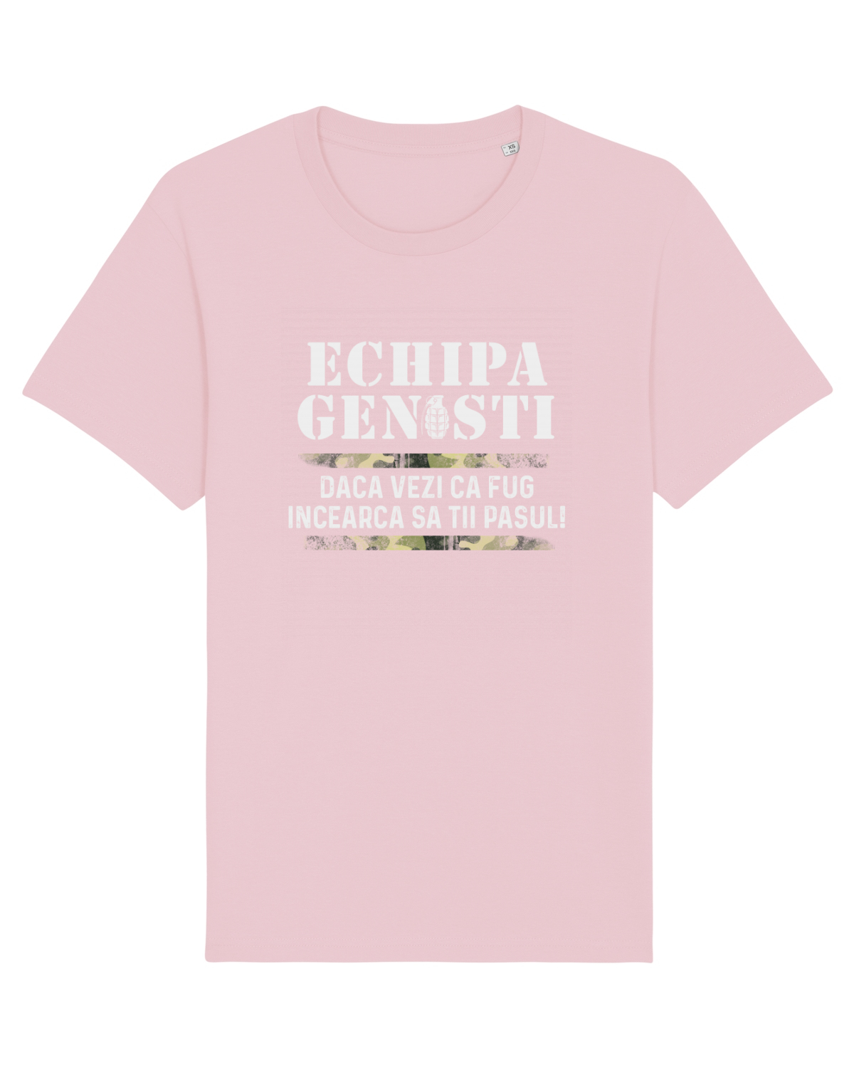Tricou mânecă scurtă Unisex Rocker Cotton Pink