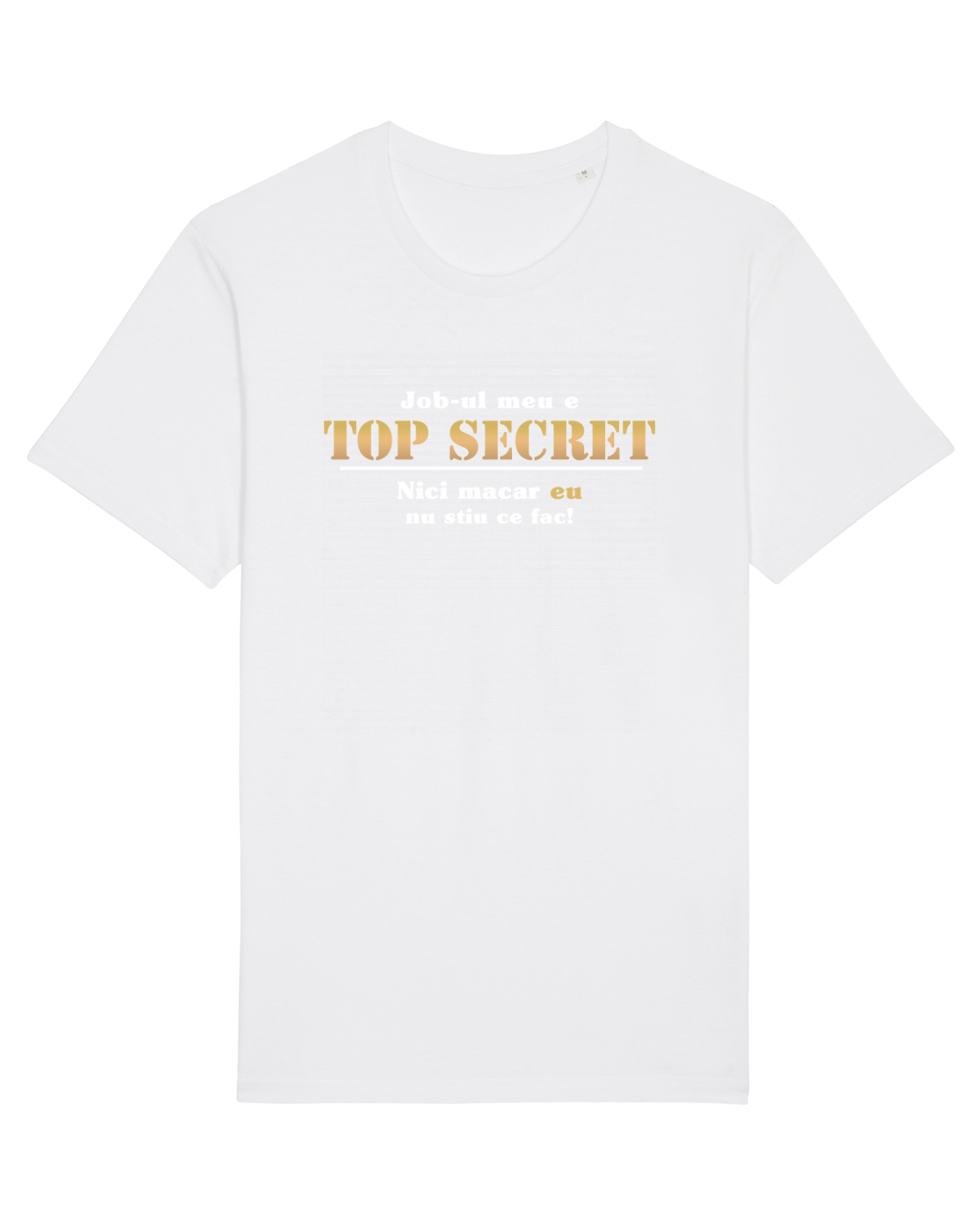 Tricou mânecă scurtă Unisex Rocker White