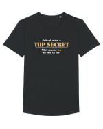 Top Secret Job Tricou mânecă scurtă guler larg Bărbat Skater