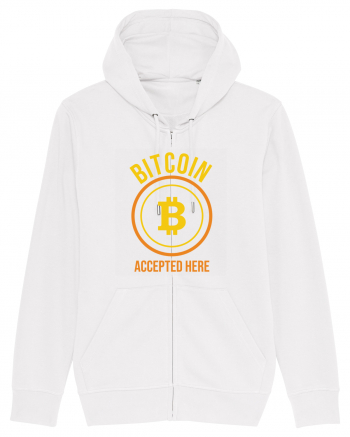 Bitcoin Accepted Here White