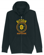 Bitcoin Accepted Here Hanorac cu fermoar Unisex Connector