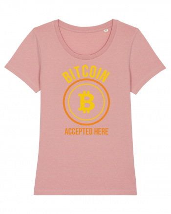 Bitcoin Accepted Here Canyon Pink