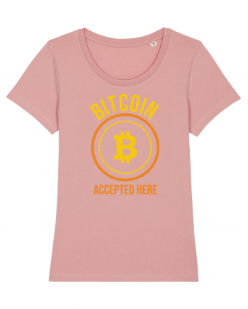 Bitcoin Accepted Here Canyon Pink