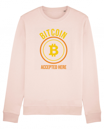 Bitcoin Accepted Here Candy Pink