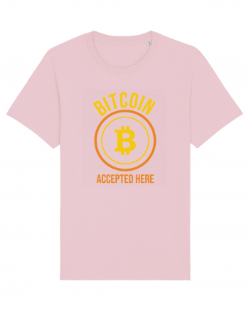 Bitcoin Accepted Here Cotton Pink