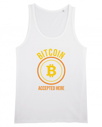 Bitcoin Accepted Here White