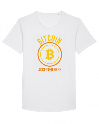 Bitcoin Accepted Here White