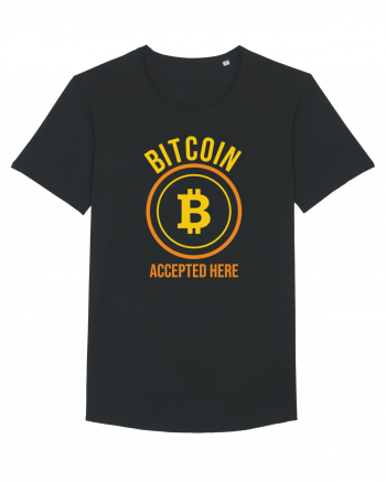 Bitcoin Accepted Here Black