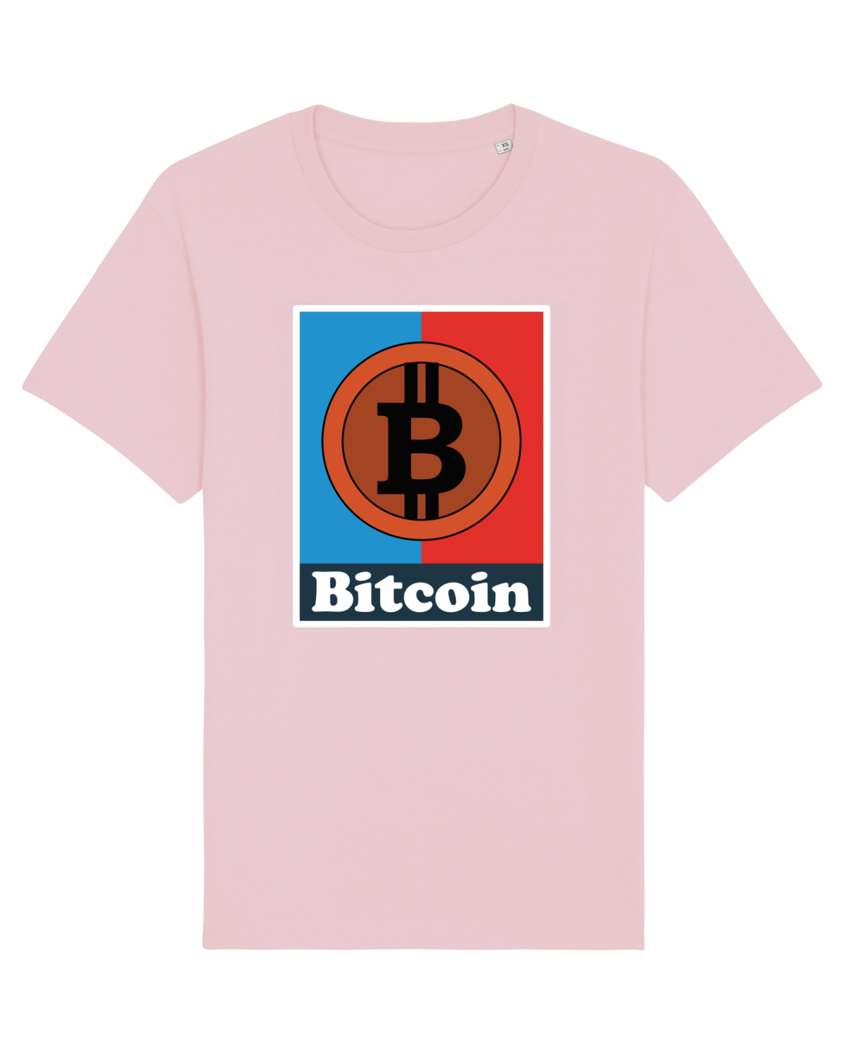 Tricou mânecă scurtă Unisex Rocker Cotton Pink