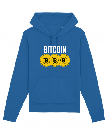 Bitcoin Coins Royal Blue