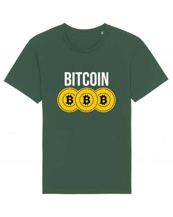 Bitcoin Coins Bottle Green