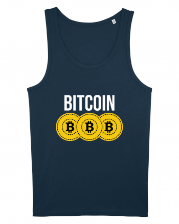 Bitcoin Coins Navy