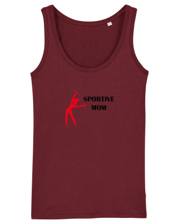 Sportive Mom (red) Burgundy