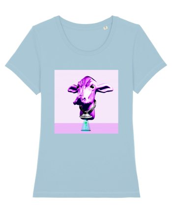 Alien Cow Sky Blue