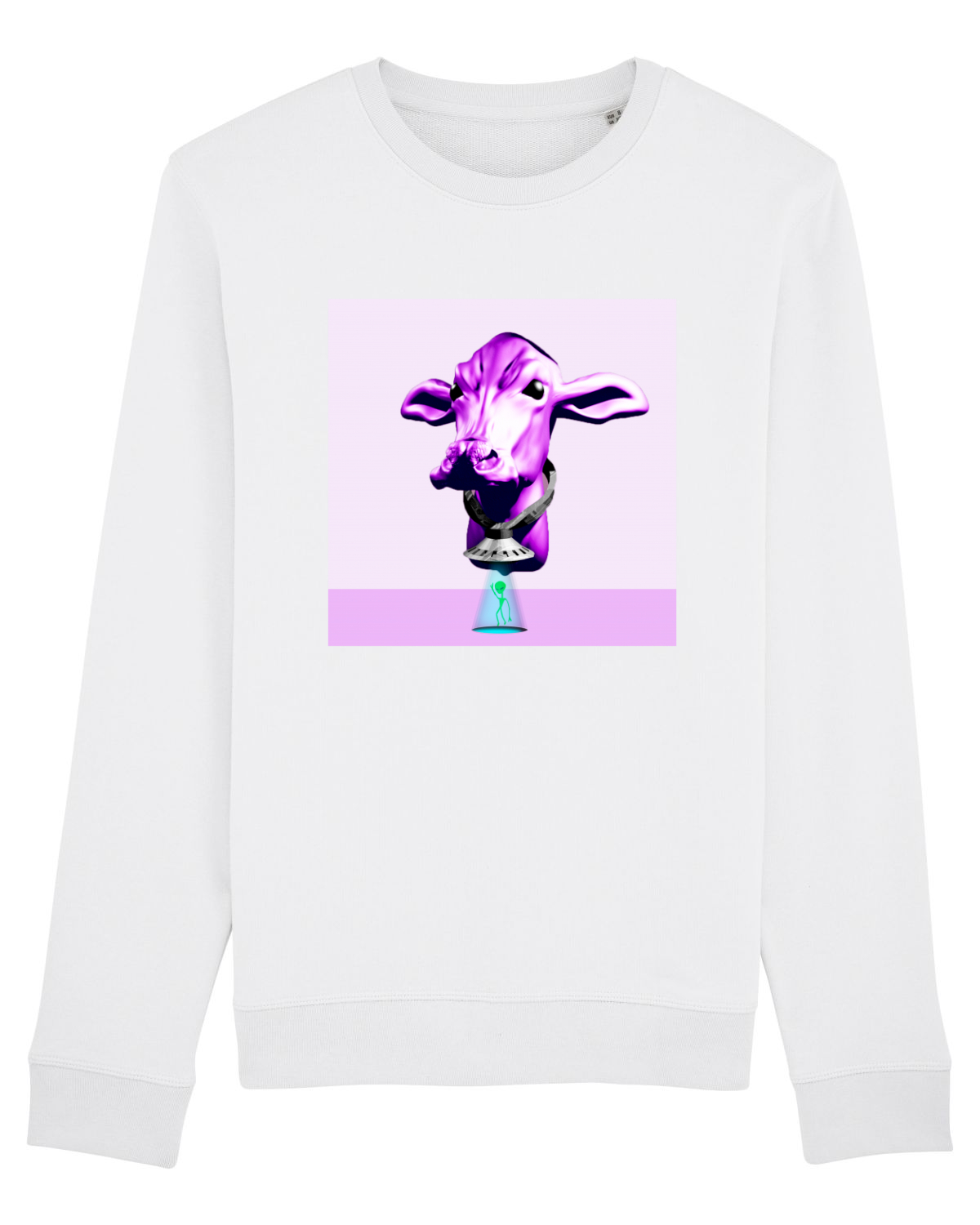 Bluză mânecă lungă Unisex Rise White