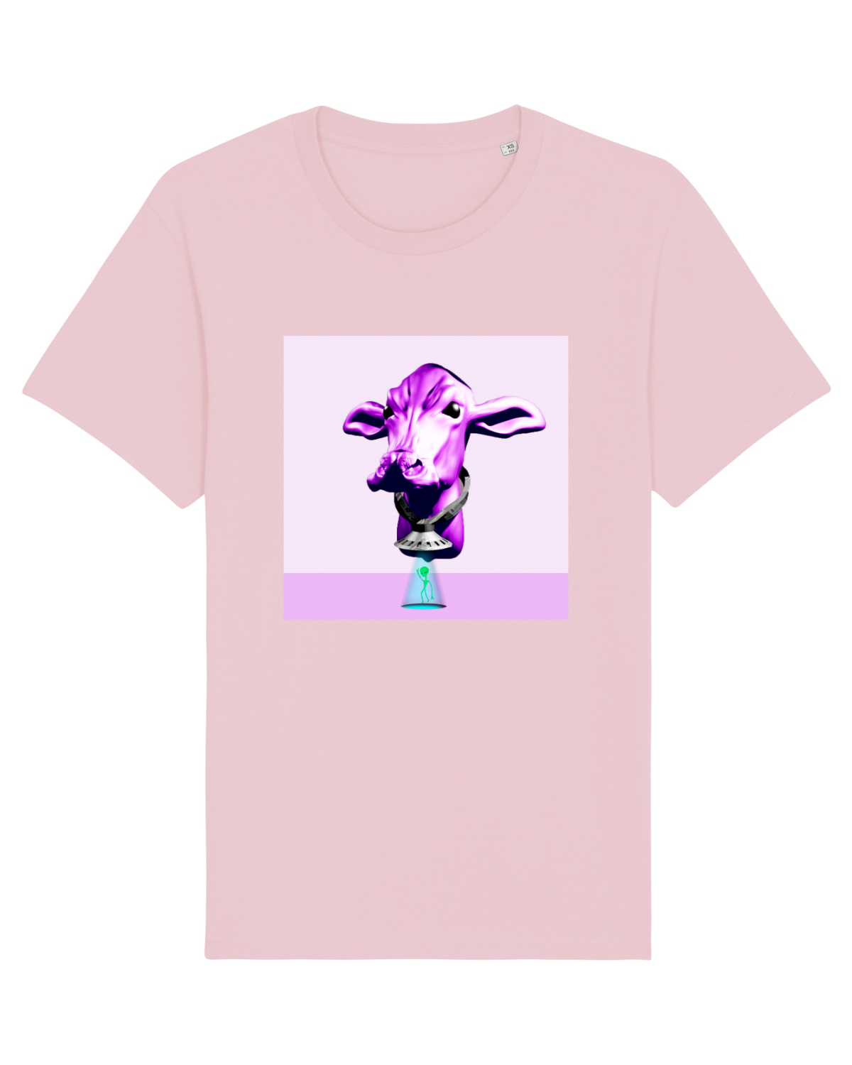 Tricou mânecă scurtă Unisex Rocker Cotton Pink