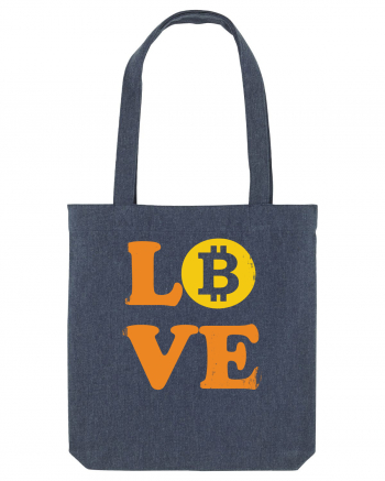 Bitcoin Love Midnight Blue