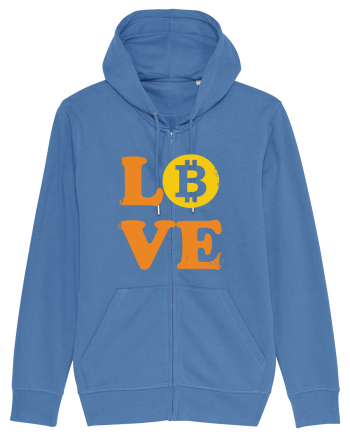 Bitcoin Love Bright Blue