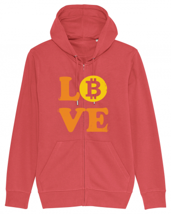 Bitcoin Love Carmine Red