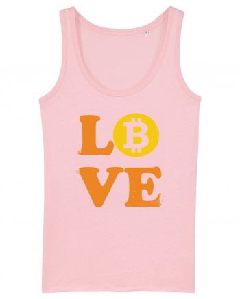 Bitcoin Love Cotton Pink