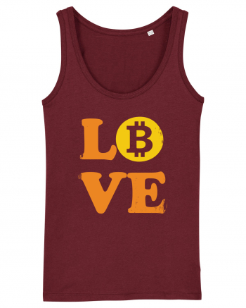 Bitcoin Love Burgundy