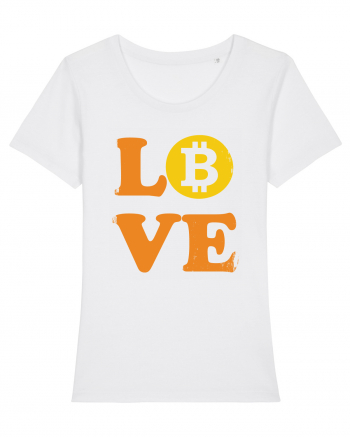 Bitcoin Love White