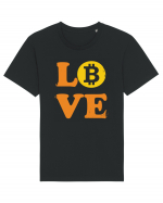 Bitcoin Love Tricou mânecă scurtă Unisex Rocker